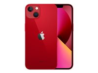 Apple iPhone 13 - (PRODUCT) RED - 5G smartphone - dual-SIM / Internminne 512 GB - OLED-skärm - 6.1" - 2532 x 1170 pixlar - 2 bakre kameror 12 MP, 12 MP - front camera 12 MP - röd MLQF3QN/A