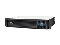 APC Smart-UPS C 2000VA 2U - UPS (kan monteras i rack) - AC 230 V - 1300 Watt - 2000 VA - USB - utgångskontakter: 6 - 2U - svart - för P/N: AR4018SPX432, AR4024SP, AR4024SPX429, AR4024SPX431, AR4024SPX432, NBWL0356A SMC2000I-2U