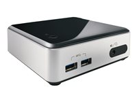 Intel Next Unit of Computing Kit D34010WYK - UCFF Core i3 4010U 1.7 GHz - 0 GB - ingen HDD BOXD34010WYK3