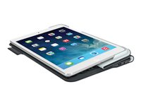 Logitech Ultrathin Keyboard Mini - Tangentbord och foliefodral - trådlös - Bluetooth - Nordisk - kolsvart 920-005894