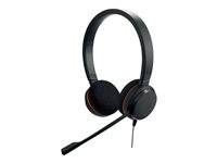 Jabra Evolve 20 MS stereo - Headset - på örat - kabelansluten - USB - Certifierad för Skype for Buisness 4999-823-109