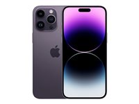 Apple iPhone 14 Pro Max - 5G smartphone - dual-SIM / Internminne 1 TB - OLED-skärm - 6.7" - 2796 x 1290 pixels (120 Hz) - 3 st. bakre kameror 48 MP, 12 MP, 12 MP - front camera 12 MP - mörklila MQC53QN/A