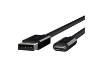 Belkin 3.1 USB-A to USB-C Cable - USB-kabel - USB typ A (hane) till USB-C (hane) - USB 3.1 - 91.4 cm - svart F2CU029BT1M-BLK