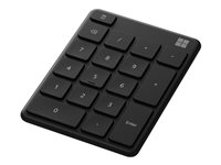 Microsoft Number Pad - Tangentsats - trådlös - Bluetooth 5.0 - mattsvart 23O-00012