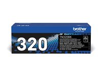 Brother TN320BK - Svart - original - tonerkassett - för Brother DCP-9055CDN, DCP-9270CDN, HL-4140CN, MFC-9465CDN TN320BK