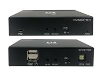 Eaton Tripp Lite Series DisplayPort to HDMI over Cat6 Extender Kit with KVM Support, 4K 60Hz, 4:4:4, USB, PoC, HDCP 2.2, up to 230 ft., TAA - Förlängd räckvidd för audio/video - HDMI, DisplayPort - över CAT 6 - upp till 70 m - TAA-kompatibel - för P/N: B127A-010-H, P580-015-8K6, P580-020-8K6, P580-025-8K6, P580-030-8K6 B127A-1A1-BDBH