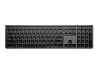 HP Dual Mode 975 - Tangentbord - bakgrundsbelyst - trådlös - Bluetooth - hela norden - för HP 255 G9; EliteBook 645 G9, 655 G9, 840; ProBook 455 G9; ZBook Studio G9 3Z726AA#UUW