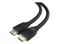 C2G 12ft (3.6m) C2G Performance Series Ultra Flexible High Speed HDMI Cable - 4K 60Hz In-Wall, CMG (FT4) Rated - Hög hastighet - HDMI-kabel med Ethernet - HDMI hane till HDMI hane - 3.6 m - svart - dubbelriktad, 4K60Hz stöd C2G10399