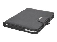 Kensington KeyFolio Pro - Tangentbord och foliefodral - trådlös - Bluetooth - hela norden - svart - för Samsung Galaxy Tab 3 (10.1 tum) K97156PN