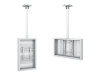 Multibrackets M Pro Series - Hölje - för digital skylt - liten - stål - vit - skärmstorlek: 32" - takmonterbar 7350105215025