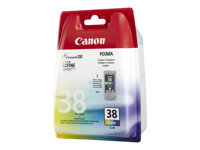 Canon CL-38 - Färg (cyan, magenta, gul) - original - förpackning med stöldmärkning - bläcktank - för PIXMA iP1800, iP1900, iP2500, iP2600, MP140, MP190, MP210, MP220, MP470, MX300, MX310 2146B008