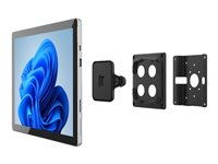 Compulocks Magnetix Secured Magnetic Tablet Wall Mount - Cable lock included - Konsol - för surfplatta - låsbar - galvaniserat stål - svart - väggmonterbar MNTXWM01