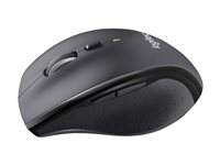 Logitech M705 - Mus - högerhänt - laser - trådlös - 2.4 GHz - trådlös USB-mottagare - grå 910-001949
