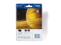 Brother LC1100BKBP2 - 2-pack - svart - original - blister - bläckpatron - för Brother DCP-185, 395, 585, 6690, J715, MFC-490, 5490, 790, 795, 990, J615; Justio MFC-5890 LC1100BKBP2
