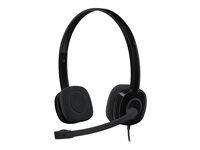 Logitech Stereo H151 - Headset - på örat - kabelansluten 981-000589