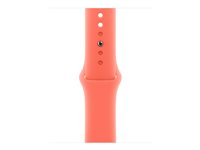 Apple - Band för smart klocka - 42mm - storlek S/M - orangeröd MDRY4ZM/A