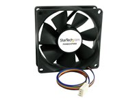 StarTech.com 80x25mm Computer Case Fan with PWM - Pulse Width Modulation Connector - computer cooling Fan - 80mm Fan - pwm Fan (FAN8025PWM) - Lådfläkt - 80 mm - svart FAN8025PWM