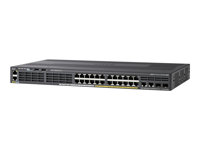 Cisco Catalyst 2960X-24TS-LL - Switch - Administrerad - 24 x 10/100/1000 + 2 x Gigabit SFP - skrivbordsmodell, rackmonterbar WS-C2960X-24TS-LL
