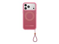 OtterBox Sole Series - Baksidesskydd för mobiltelefon - robust - MagSafe-kompatibilitet - nylontextil, polykarbonatskikt, TPE (termaplastisk elastomer) - Xtra Hot (pink) - för Apple iPhone 17 Pro Max 77-99411