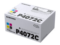 Samsung CLT-P4072C - 4-pack - svart, gul, cyan, magenta - original - tonerkassett (SU382A) - för Samsung CLP-325, CLX-3180, CLX-3185, CLX-3186 SU382A
