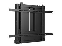 Multibrackets M - Monteringssats (väggfäste) - för platt panel - motviktad - stainless steel, aluminium - svart - skärmstorlek: 55"-75" 7350105218750