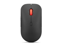 Lenovo Pro Plus 6050 - Mus - flerlägen - optisk - 6 knappar - trådlös - Bluetooth 5.3, 2.4 GHz - trådlös USB-mottagare - eclipse black - brun låda 4Y51S61876