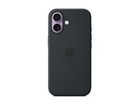 Apple - Skydd för mobiltelefon - MagSafe-kompatibilitet - silikon - svart - för iPhone 17 MGF14ZM/A