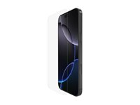 Belkin ScreenForce InvisiGlass - Skärmskydd för mobiltelefon - behandlad - glas - för Apple iPhone 16 Pro Max OVA174HQ