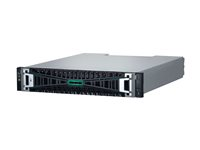 HPE Modular Smart Array 2070 32Gb Fibre Channel SFF Storage - Halvledarenhet/hårddisk-array - 0 TB - 24 fack (SAS-3) - 32Gb Fibre Channel (extern) - kan monteras i rack - 2U S3T80A