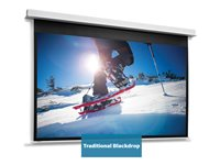 Da-Lite DescenderPro - Projektorduk - takmontering - motoriserad - 230 V - 149.21" (379 cm) - 16:9 - Matte White - RAL 9016 10146770