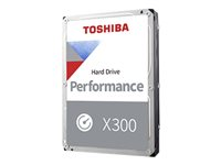 Toshiba X300 Performance - Hårddisk - 16 TB - inbyggd - 3.5" - SATA 6Gb/s - 7200 rpm - buffert: 512 MB HDWR31GUZSVA