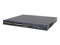 HPE 5500-24G-SFP HI Switch with 2 Interface Slots - Switch - Administrerad - 24 x Gigabit SFP + 4 x 10/100/1000 + 2 x 10 Gigabit SFP+ - rackmonterbar JG543A