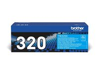Brother TN320C - Cyan - original - tonerkassett - för Brother DCP-9055CDN, DCP-9270CDN, HL-4140CN, MFC-9465CDN TN320C