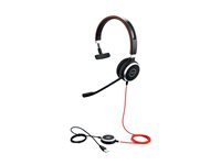 Jabra Evolve 40 UC mono - Headset - på örat - kabelansluten - 3,5 mm kontakt 6393-829-209