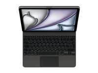 Apple Magic Keyboard - Tangentbord och foliefodral - med pekdyna - Apple Smart connector - QWERTY - ryska - svart - för 13-inch iPad Air (M2, M3) MGYY4RS/A
