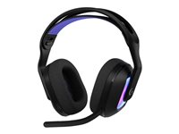 Logitech G G522 - Headset - fullstorlek - Bluetooth / LIGHTSPEED - trådlös, kabelansluten - USB-A, USB-C - svart 981-001544
