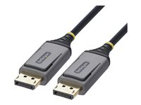 StarTech - DisplayPort-kabel - DisplayPort (hane) spärrad till DisplayPort (hane) spärrad - DisplayPort 1.4 - 20 m - Active Optical Cable (AOC), hybrid, plenumklassad, 8K60Hz stöd, upp till 32,4 Gbps datahastighet, Enkelriktad - svart 8K-AOC-20M-DP-CABLE