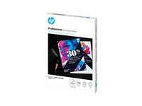 HP Professional Glossy Paper - Blank - A4 (210 x 297 mm) - 180 g/m² - 150 ark fotopapper - för Deskjet 15XX, Ink Advantage 27XX; Officejet 80XX, 9012; Photosmart B110 3VK91A