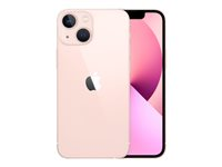 Apple iPhone 13 mini - 5G smartphone - dual-SIM / Internminne 128 GB - OLED-skärm - 5.4" - 2340 x 1080 pixlar - 2 bakre kameror 12 MP, 12 MP - front camera 12 MP - rosa MLK23QN/A