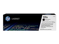 HP 131x - Lång livslängd - svart - original - LaserJet - tonerkassett (CF210X) - för LaserJet Pro 200 M251n, 200 M251nw, 200 M276nw, MFP M276n, MFP M276nw CF210X