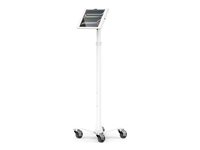 Compulocks iPad Pro M4 13" (2024), Apex Enclosure Rolling Cart - Rise Freedom - Vagn - för surfplatta - rullande - låsbar - medicinsk - vit - skärmstorlek: 13" - fristående - för Apple 13-inch iPad Pro (M4) MCRSTDW13PAPX4W