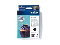 Brother LC123BK - Lång livslängd - svart - original - bläckpatron - för Brother DCP-J100, J105, J132, J552, J752, MFC-J470, J4710, J650, J6520, J6720, J6920, J870 LC123BK