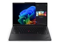 Lenovo ThinkPad T14 Gen 6 21QG - 180 graders gångsjärnskonstruktion - Intel Core Ultra 5 - 228V / upp till 4.5 GHz - Win 11 Pro - Arc Graphics 130V - 32 GB RAM - 512 GB SSD TCG Opal Encryption 2, NVMe - 14" IPS 1920 x 1200 - Gigabit Ethernet - Wi-Fi 7, Bl 21QG001NMX