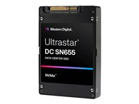 WD Ultrastar DC SN655 WUS5EC0C1ESP7Y3 - SSD - datacenter - 61.44 TB - inbyggd - 2.5" - U.3 PCIe 4.0 (NVMe) 0TS2510