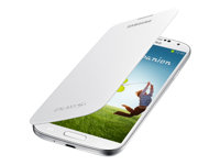 Samsung Flip Cover EF-FI950B - Fodral för mobiltelefon - polarvit - för Galaxy S4 EF-FI950BWEGWW