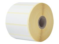Brother - Vit - 76 x 26 mm 1900 etikett (er) (1 rulle/rullar x 1900 matrisskurna etiketter (paket om 8) - för Brother TD-4410D, TD-4420DN, TD-4550DNWB BDE1J026076102