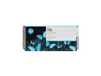 HP 738 - 300 ml - gul - original - DesignJet - bläckpatron - för DesignJet T950 676M8A