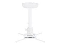 Multibrackets M Universal Projector Ceilingmount 500-800 with Fine tune - Monteringssats (takmontering, kontakthållare, teleskoppåle) - för projektor - vit 7350073731770