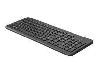 HP 225 - Tangentbord - 2,5-zonslayout - trådlös - 2.4 GHz - hela norden - svart 805T1AA#UUW