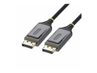 StarTech - DisplayPort-kabel - DisplayPort (hane) spärrad till DisplayPort (hane) spärrad - DisplayPort 1.4 - 50 m - Active Optical Cable (AOC), hybrid, plenumklassad, 8K60Hz stöd, upp till 32,4 Gbps datahastighet, Enkelriktad - svart 8K-AOC-50M-DP-CABLE